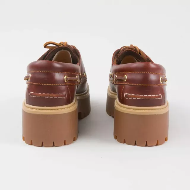 Timberland Men's Bordeaux Leather Shoes - Image 3