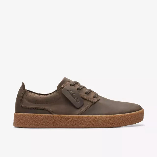 Clarks Men's Brown Leather Lace-Up Shoes - Image 5