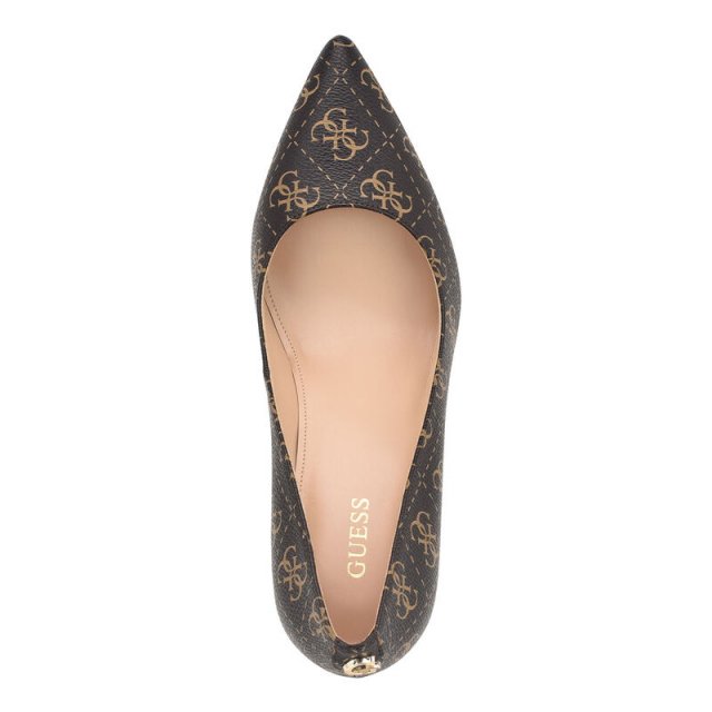 Guess Women's Brown Printed Pumps - Image 5