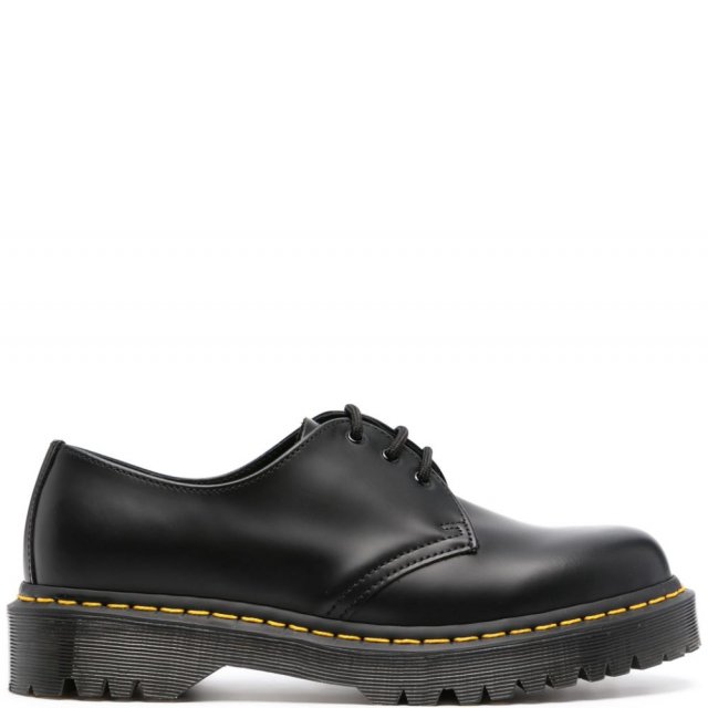 Dr. Martens Men's Black Leather Lace-Up Shoes - Image 3