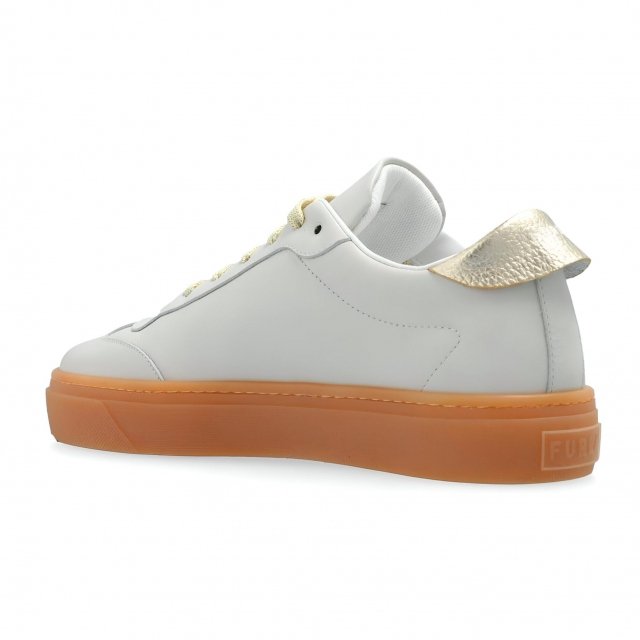 Furla Women's Grey Leather Sneakers - Image 4