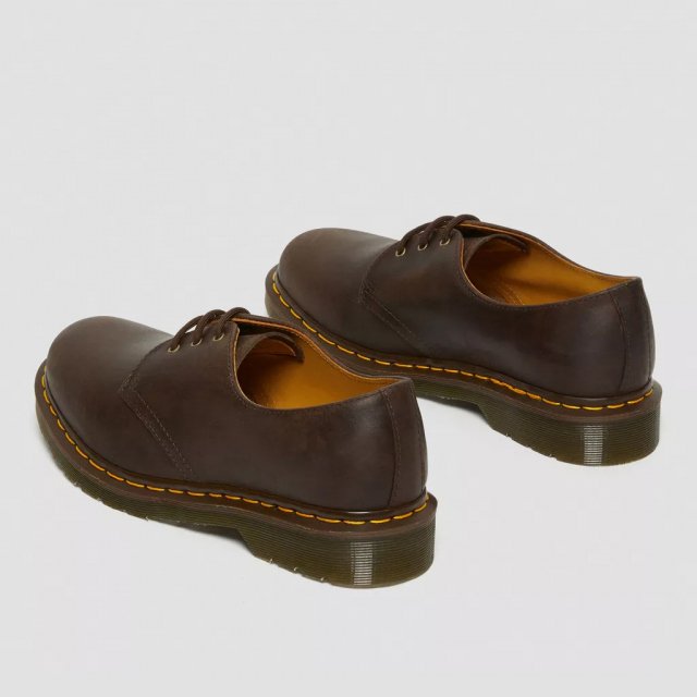 Dr. Martens Men’s Brown Leather Slip-On Shoes - Image 3