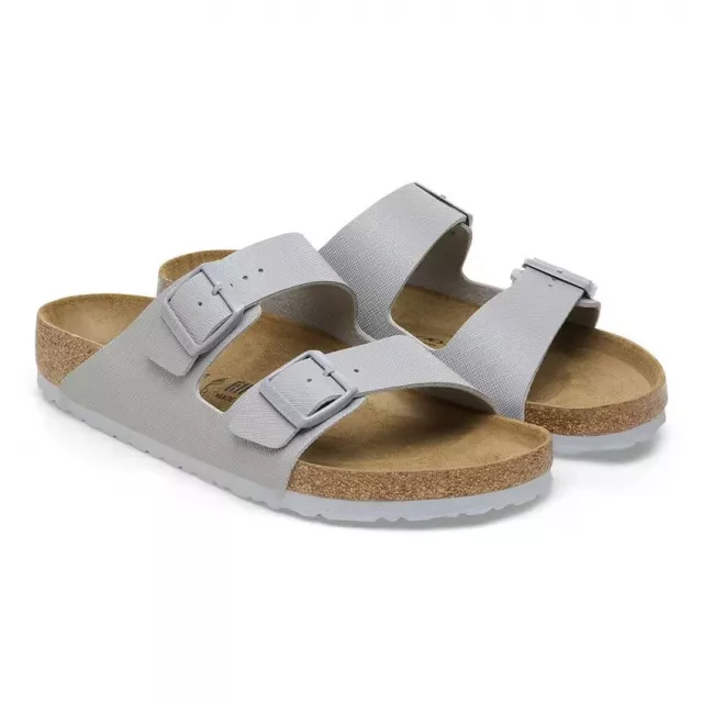 Birkenstock Men’s Grey Buckle Sandals - Image 4