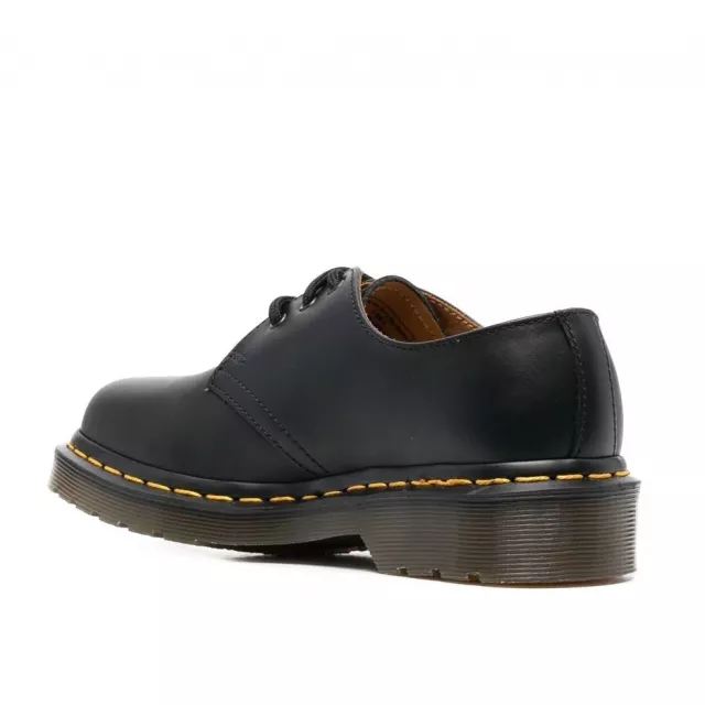 Dr. Martens Women’s Black Leather Slip-On Shoes - Image 5