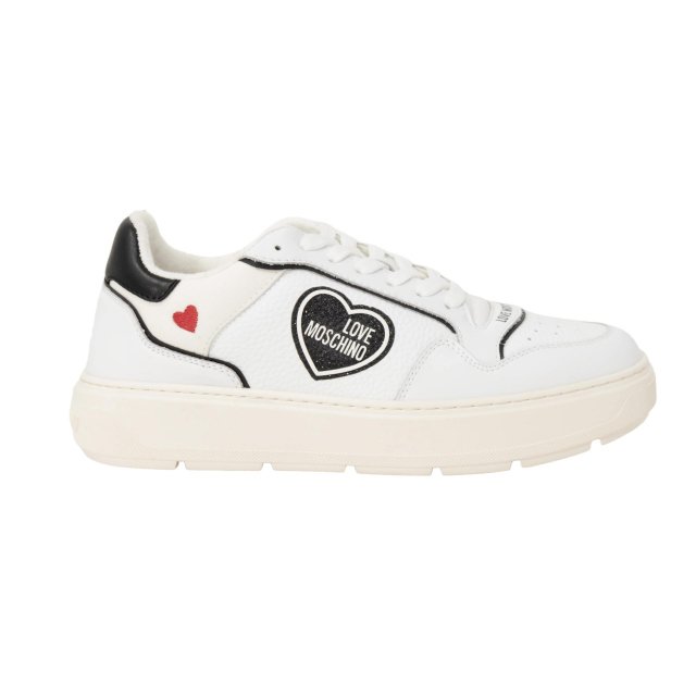 Love Moschino Women’s White Sneakers - Sporty Spring/Summer Footwear - Image 3