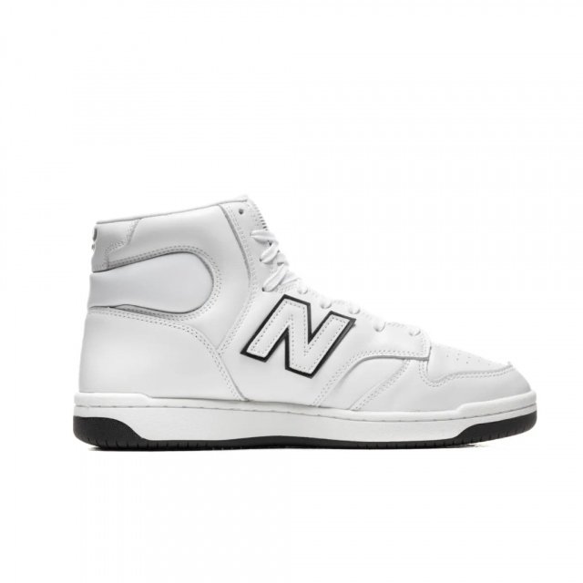 New Balance Women's White Leather Sneakers - Image 3