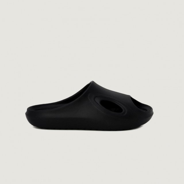 Antony Morato Men’s Black Rubber Sole Slippers for Spring/Summer - Image 4