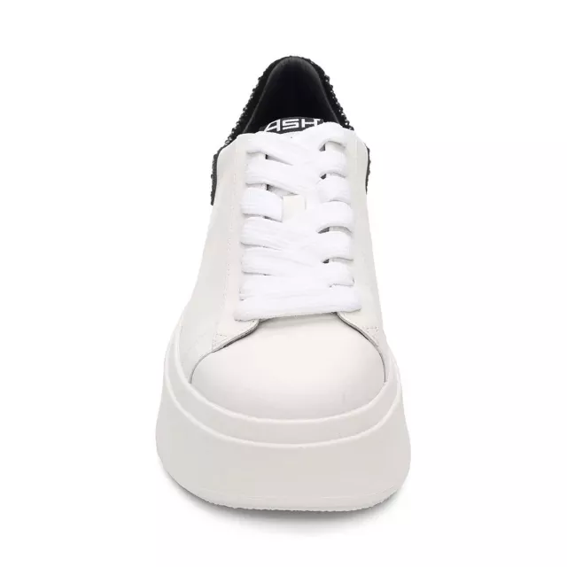 Ash Women’s White & Black Leather Sneakers - Image 3