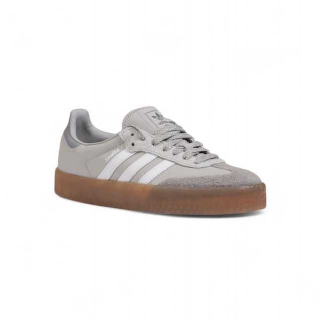 Adidas Women's Gray Suede Sneakers - Image 6