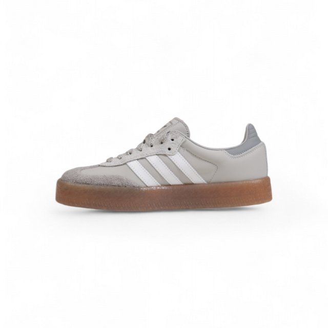 Adidas Women's Gray Suede Sneakers - Image 4