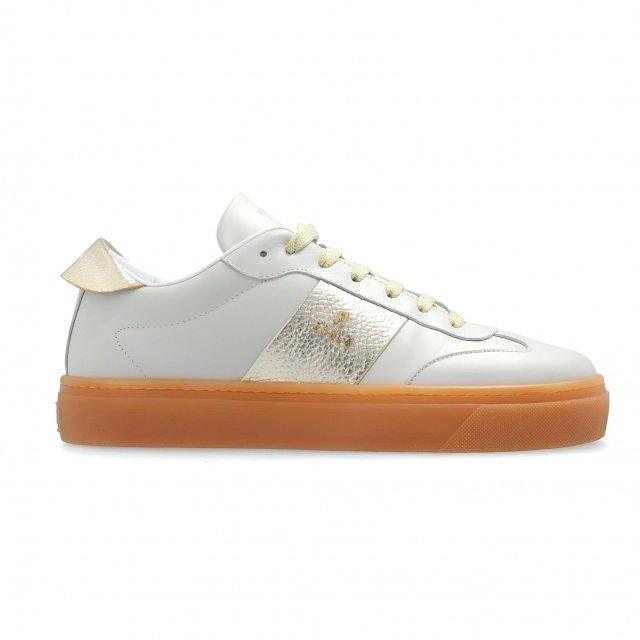 Furla Women's Grey Leather Sneakers - Image 5