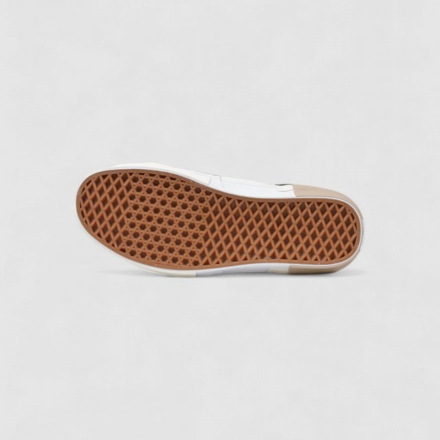 Vans Men’s Beige Leather Shoes - Image 6