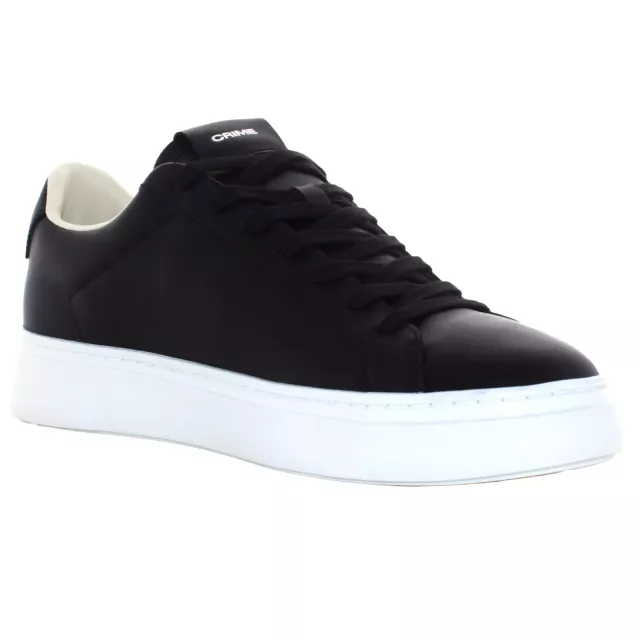 Crime London Men's Black Sneakers - Image 6