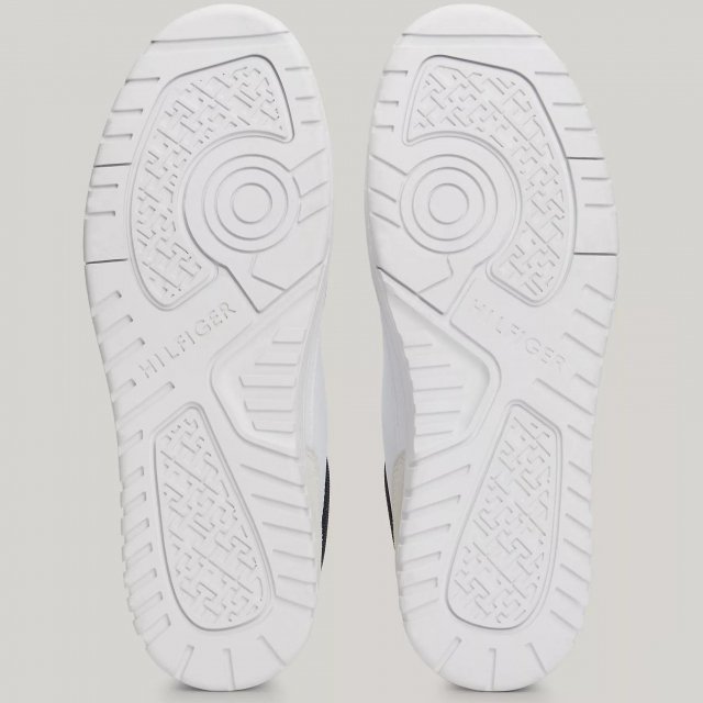 Tommy Hilfiger Men's White Leather Sneakers - Image 7