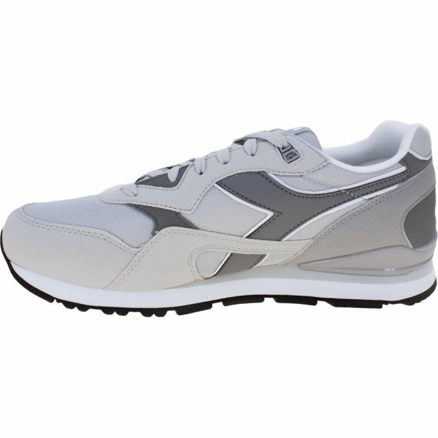 Diadora Men's Grey Sneakers - Image 3