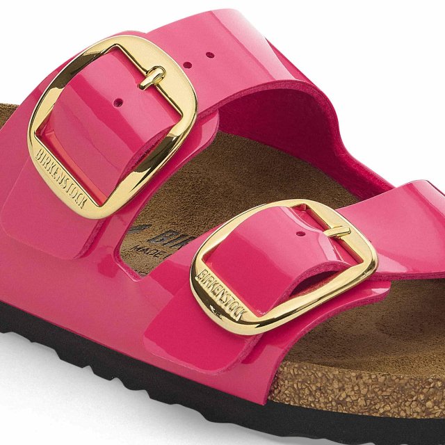 Birkenstock Women's Fuchsia Sandals with Buckle and Bow - Image 5