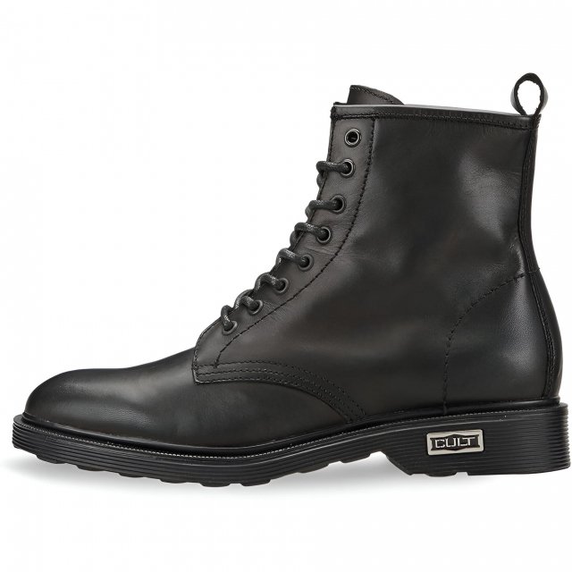 Cult Men's Black Leather Ankle Boots - Image 3