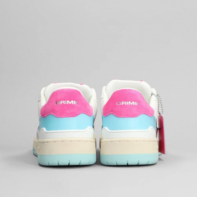 Crime London Women's Fuchsia Leather Sneakers - Image 4