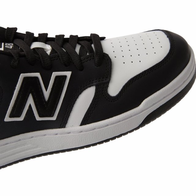 New Balance Men’s Black Leather Sneakers - Image 5