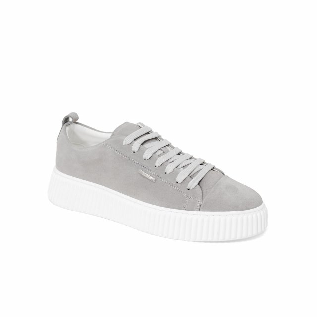 Antony Morato Men's Grey Leather Sneakers - Image 3