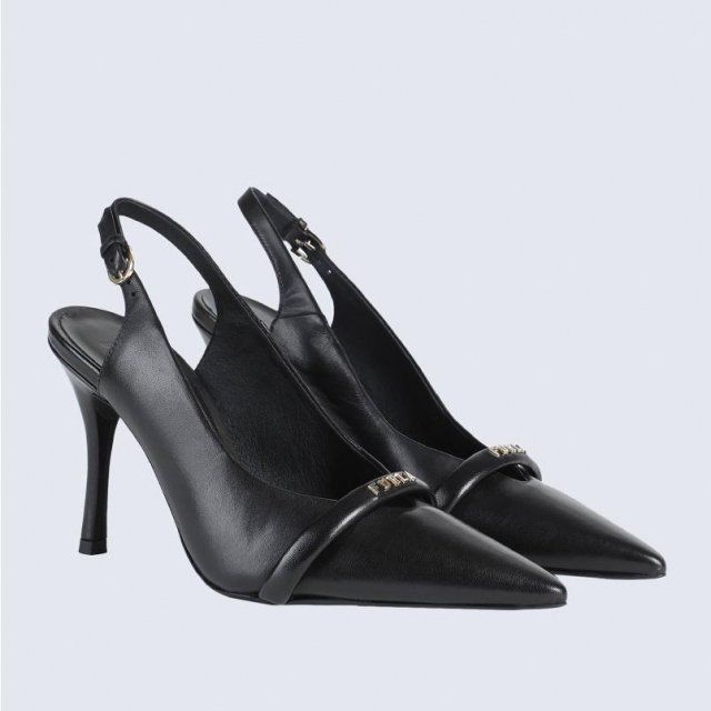 Furla Women's Black Leather Pumps