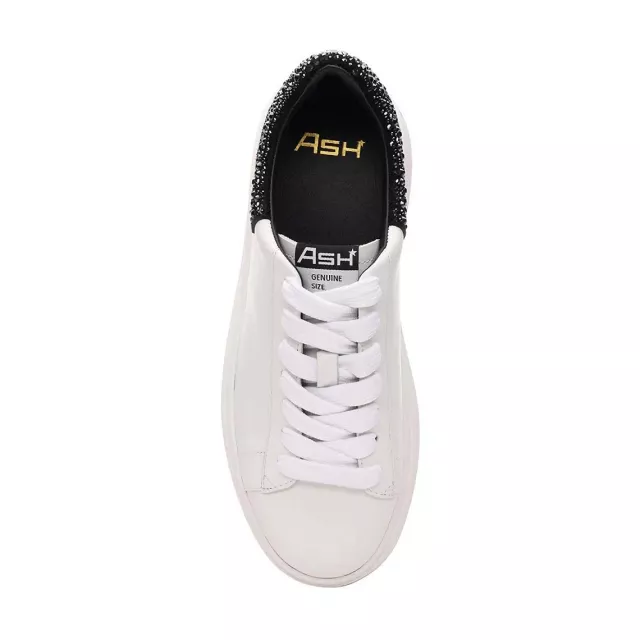 Ash Women’s White & Black Leather Sneakers - Image 5