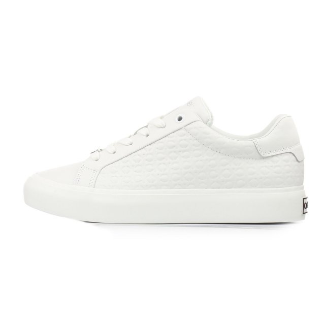 Calvin Klein Women's White Leather Sneakers - Image 4