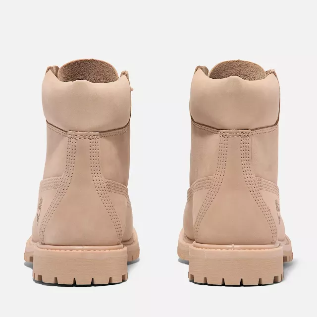 Timberland Women's Beige Leather Ankle Boots - Image 7