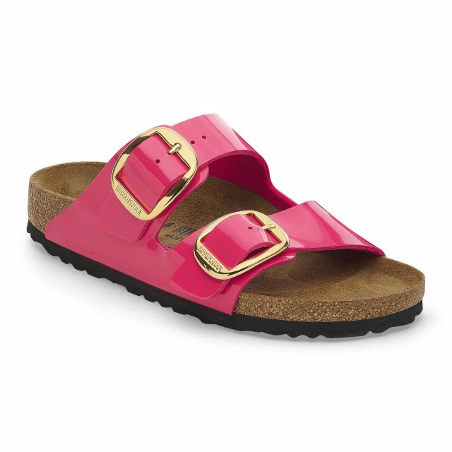 Birkenstock Women's Fuchsia Sandals with Buckle and Bow - Image 4