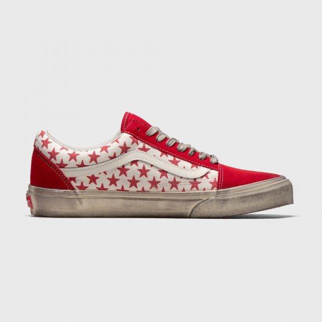 Vans Women's Red Leather Shoes - Image 5