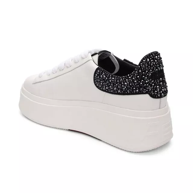 Ash Women’s White & Black Leather Sneakers - Image 4