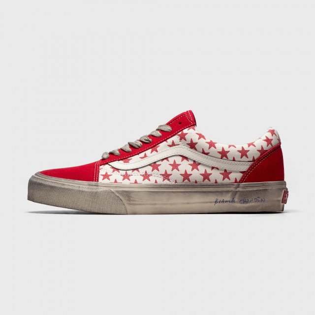 Vans Women's Red Leather Shoes - Image 3