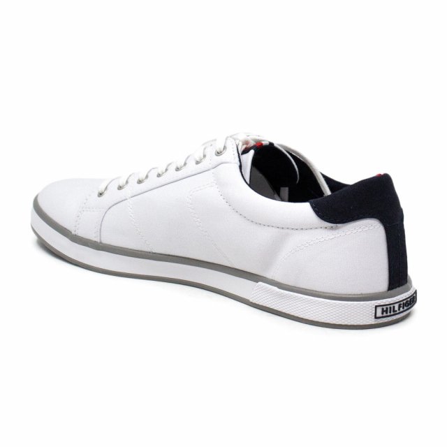 Tommy Hilfiger Men's White Slip-On Sneakers for Fall/Winter - Image 4