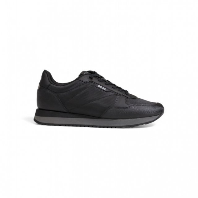 Boss Men's Black Lace-Up Sneakers for Fall and Winter - Image 6