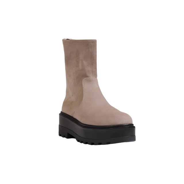 Calvin Klein Women's Ankle Boots - Beige & Black, Fall/Winter Collection - Image 3