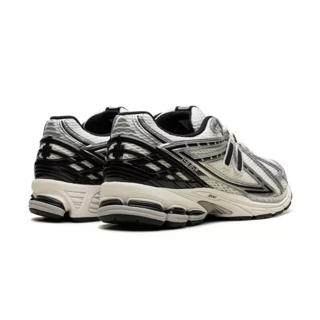 New Balance Men’s White Leather Sneakers - Image 4