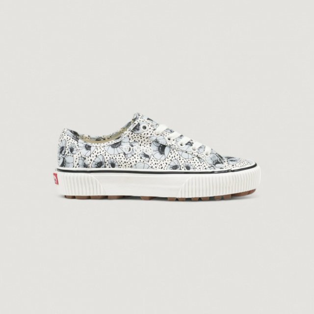 Vans Women's Floral Leather Shoes - Image 4