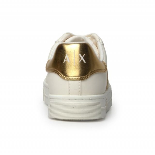 Armani Exchange Women's Gold Sneakers - Image 4