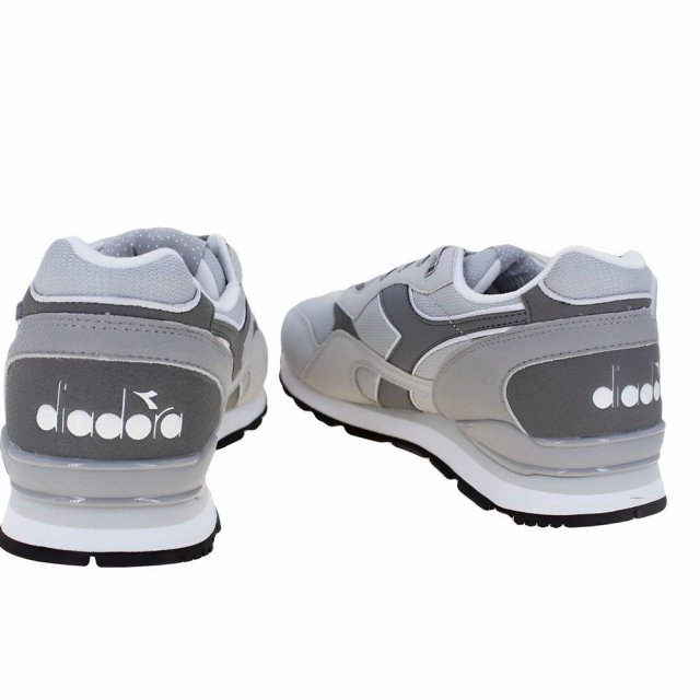 Diadora Men's Grey Sneakers - Image 5