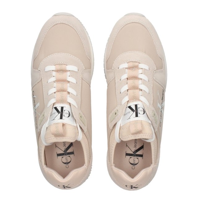 Calvin Klein Women's Pink Suede Print Sneakers - Image 5