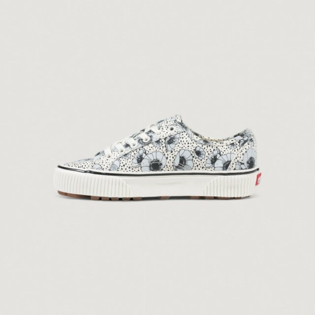 Vans Women's Floral Leather Shoes - Image 3