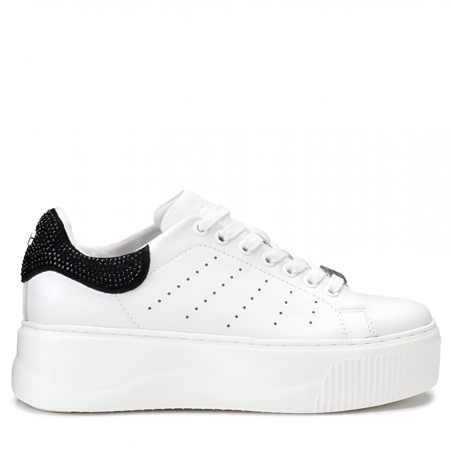 Cult Women's White Leather Lace-Up Shoes - Image 3