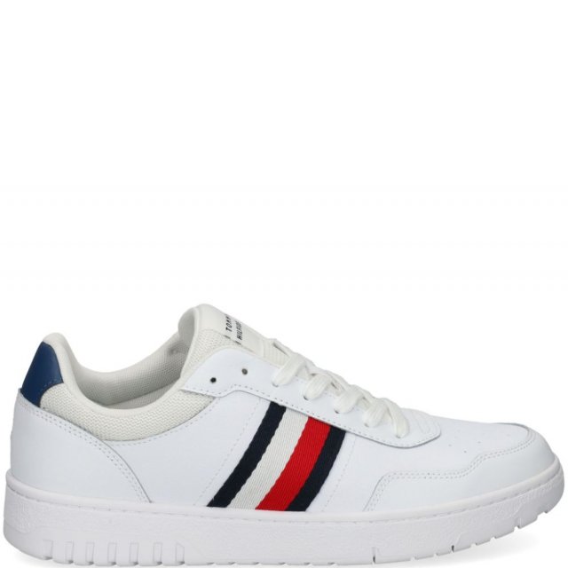 Tommy Hilfiger Men’s White Leather Sneakers - Fall/Winter Collection - Image 5