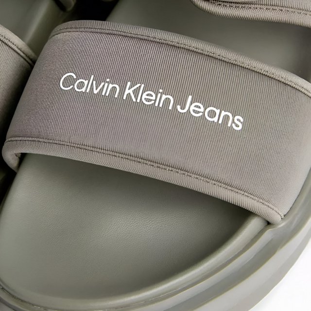 Calvin Klein Jeans Men's Green Sandals - Image 5