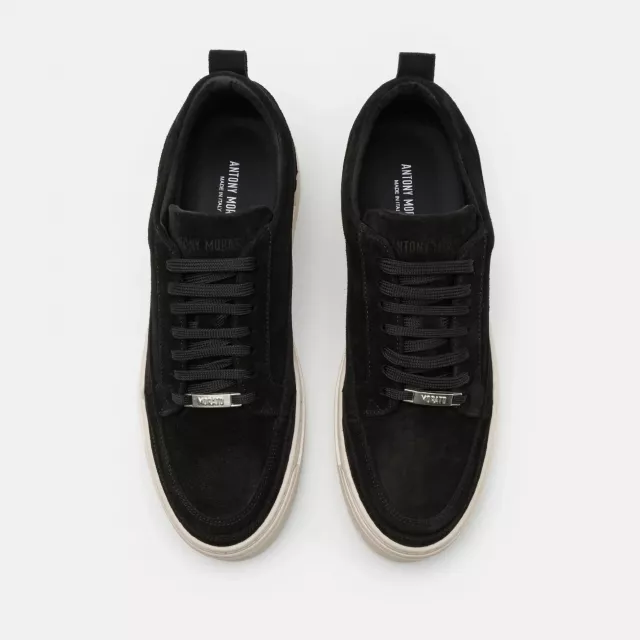 Antony Morato Men's Black Leather Sneakers - Image 6