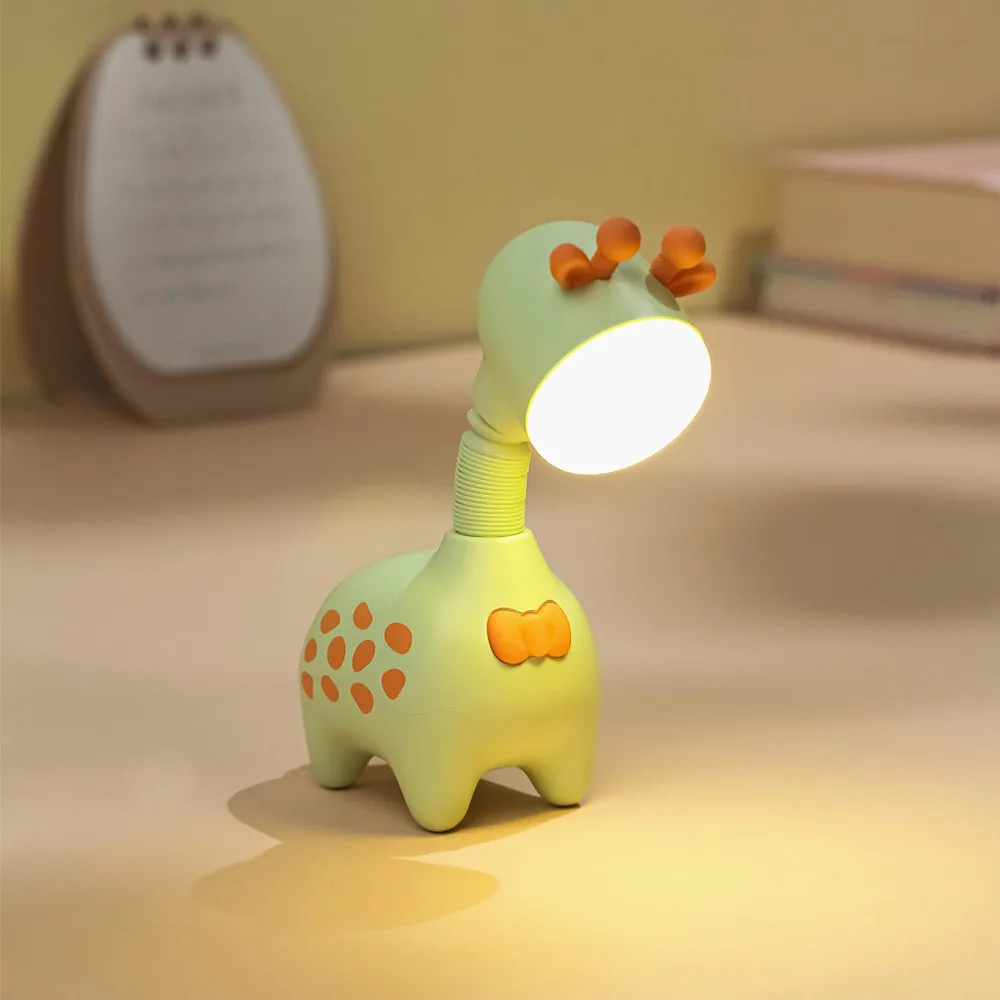 Giraffe-Shaped LED Night Light with Scalable Desk Lamp for Kids & Decor