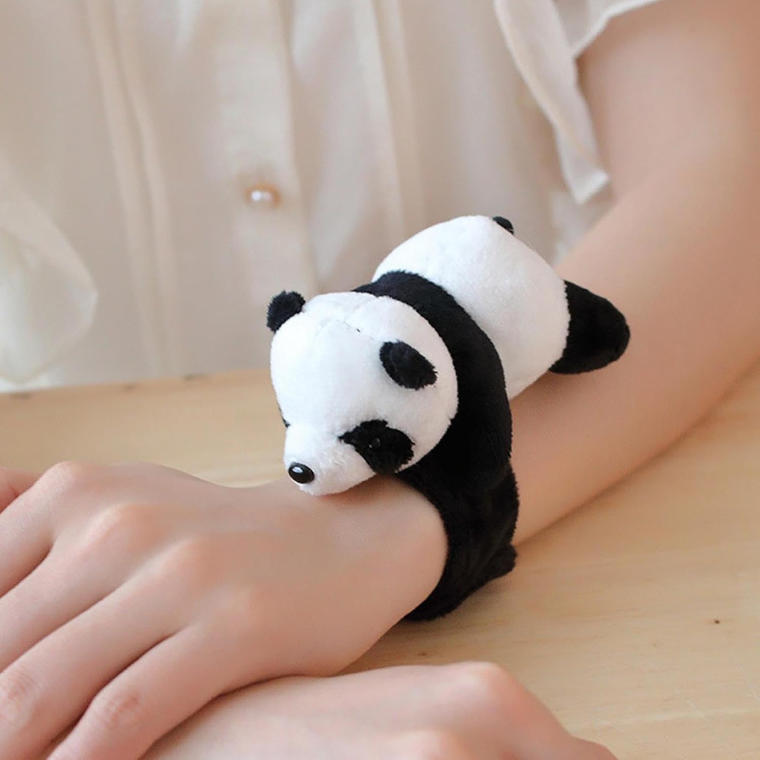 Plush Panda Curtain Clip - Cute Hugging Panda Stuffed Animal for Home Decor & Gifts - Image 3