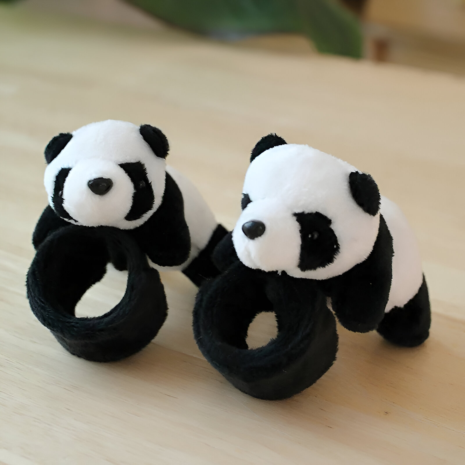 Plush Panda Curtain Clip - Cute Hugging Panda Stuffed Animal for Home Decor & Gifts - Image 7