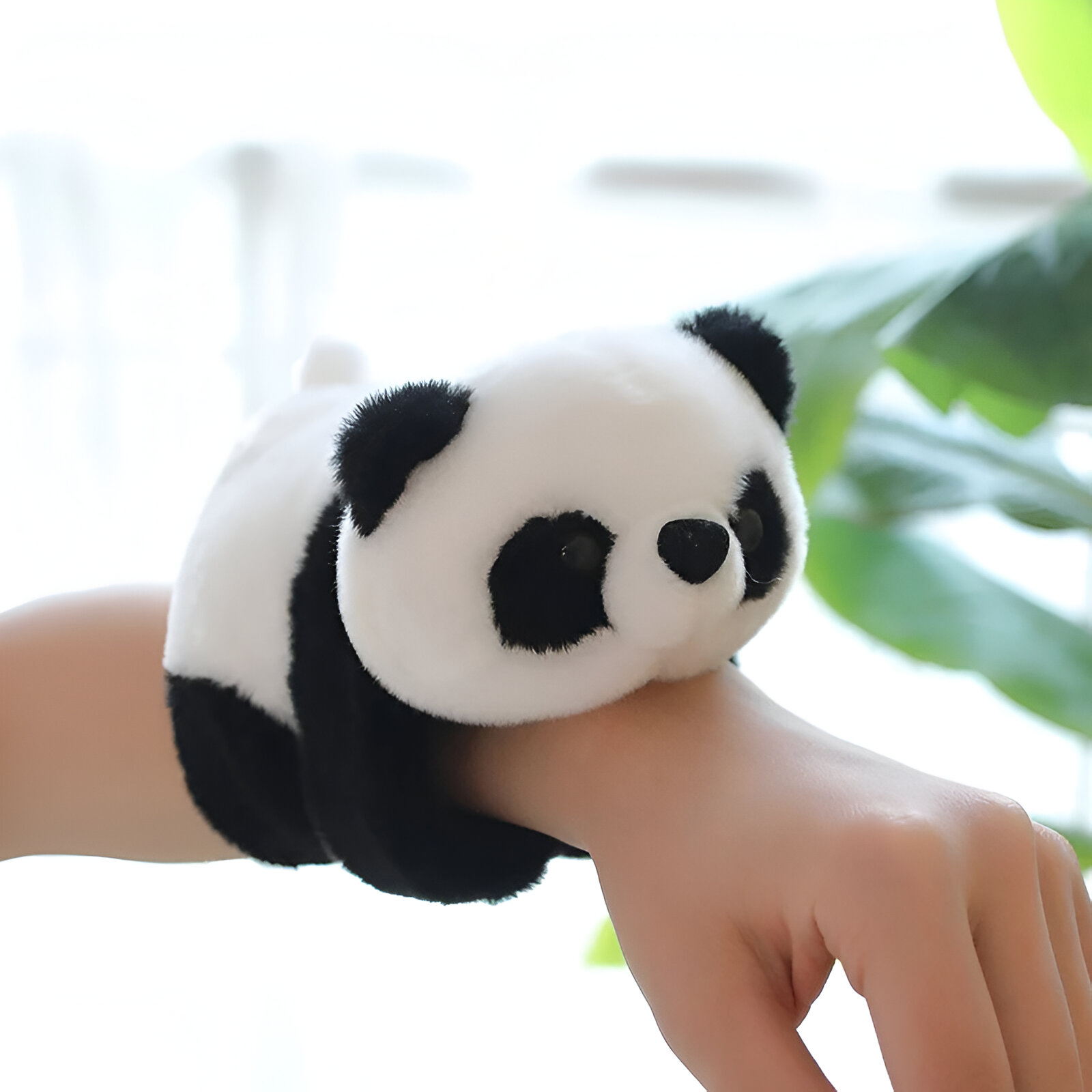 Plush Panda Curtain Clip - Cute Hugging Panda Stuffed Animal for Home Decor & Gifts - Image 2