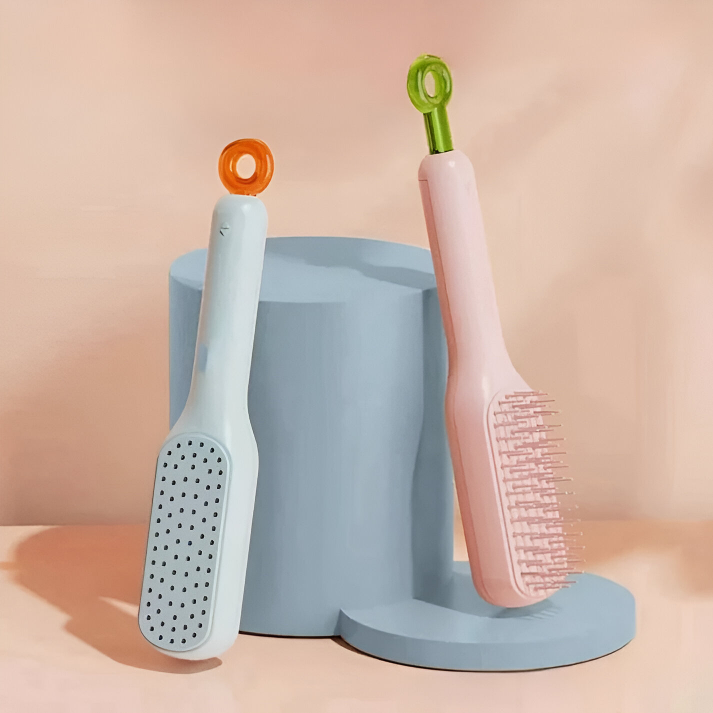 Massage Comb with Self-Cleaning